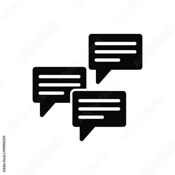 Obraz Speech bubble vector icon