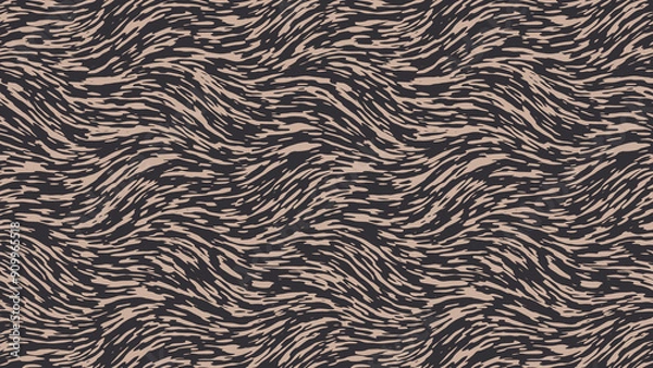 Fototapeta Copper_Painterly_Waves_Texture 4K