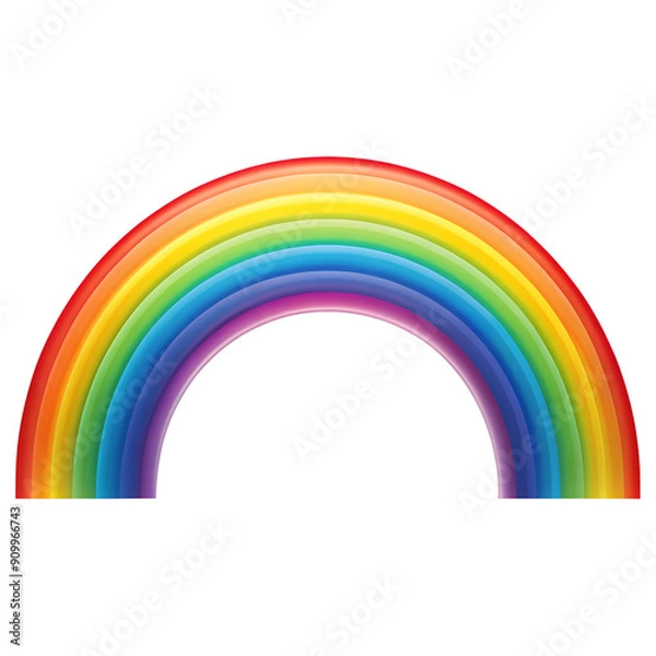 Obraz abstract rainbow emoji