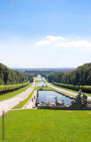 Obraz reggia di caserta giardini inglesi