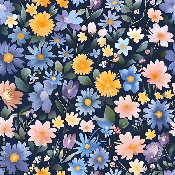 Fototapeta flower pattern