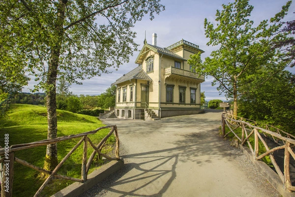 Fototapeta Troldhaugen, home of the famous composer Edvard Grieg in Bergen, Norway