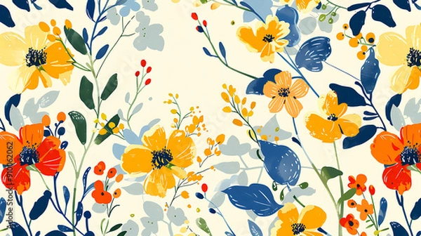 Fototapeta flower pattern