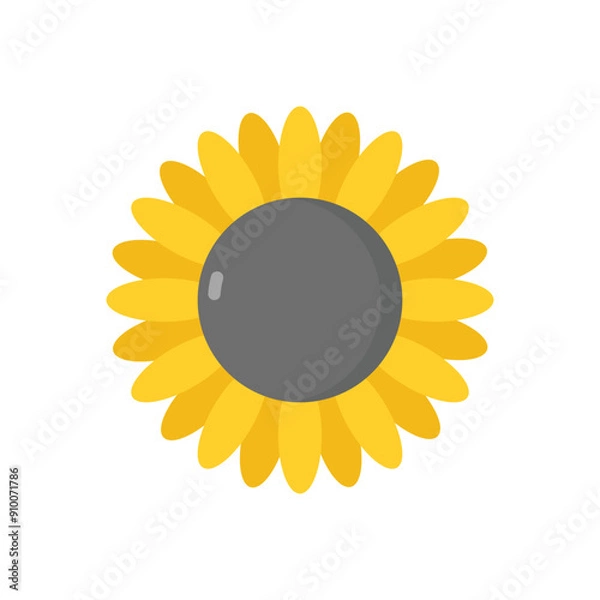 Fototapeta Sunflower vector icon