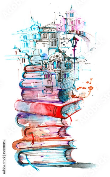 Obraz miasto czytania