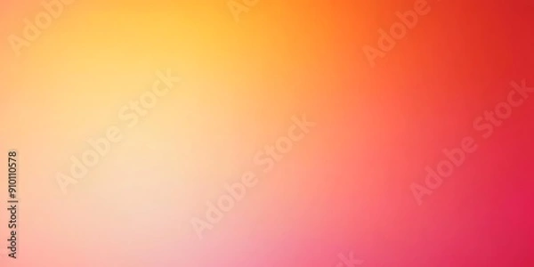 Fototapeta Abstract blurred pink yellow orange color gradient retro banner poster backdrop design new Stylish neon lines texture background.