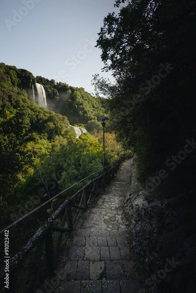 Obraz Serene Waterfall Pathway