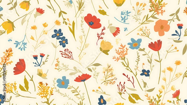 Fototapeta flower pattern