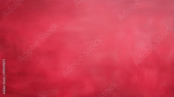 Fototapeta A rich red surface showcases a smooth texture with slight variations, creating an engaging backdrop ideal for artistic projects and designs