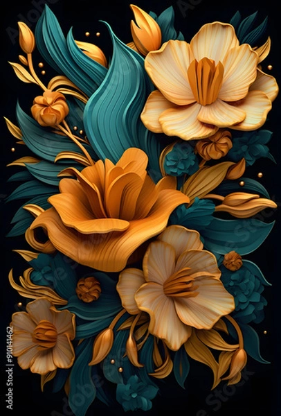 Fototapeta Floral Composition 