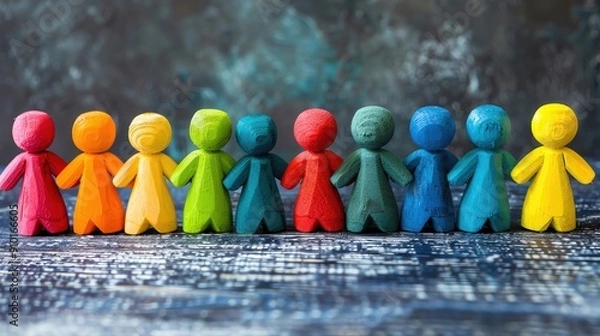 Obraz International Day for Tolerance, tolerance symbols, ample copy space