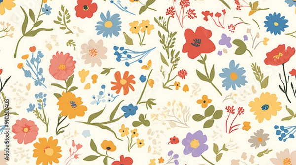 Fototapeta flower pattern