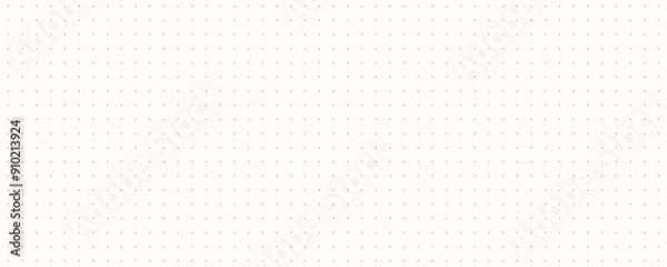 Obraz White sheet template in dot. Background for sketching, scrapbooking and notepads.