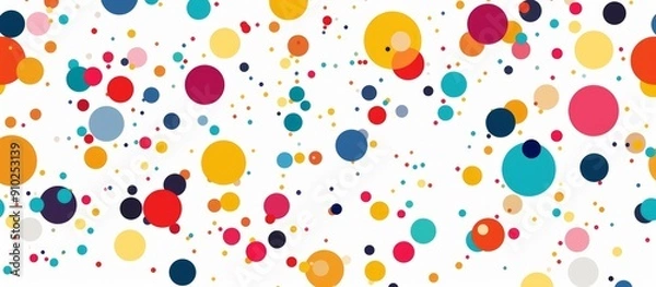 Fototapeta Colorful abstract paint splash vector splatter multi of color background design. Illustration vector design.