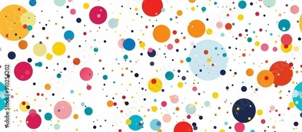 Obraz Colorful abstract paint splash vector splatter multi of color background design. Illustration vector design.