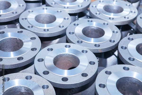 Fototapeta Industrial background from part of valves