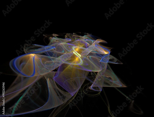 Fototapeta Imaginatory fractal abstract background Image