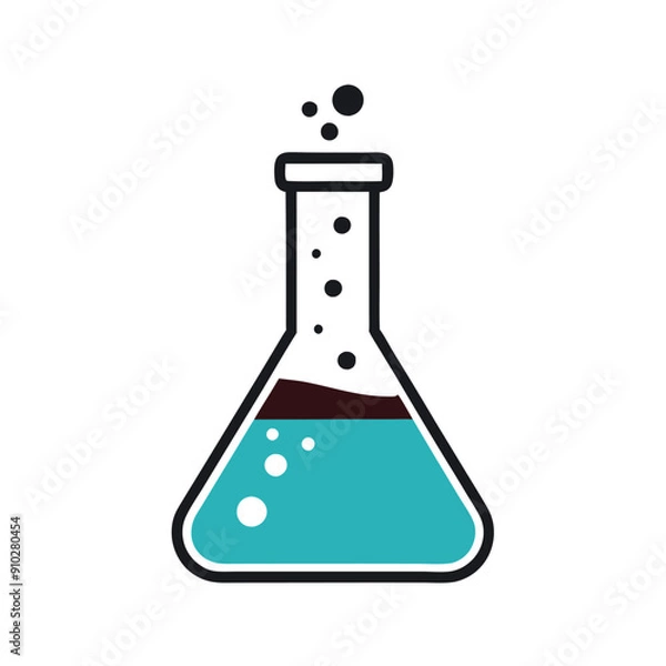 Fototapeta a Flask icon vector illustration