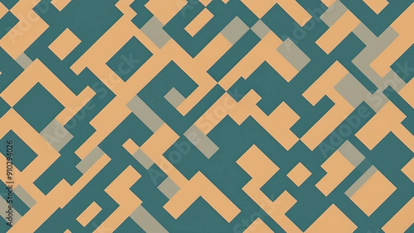 Fototapeta Seamless geometric wallpaper: abstract background featuring colorful patterns, textured surfaces, and modern designs with multi-color gradients and shapes