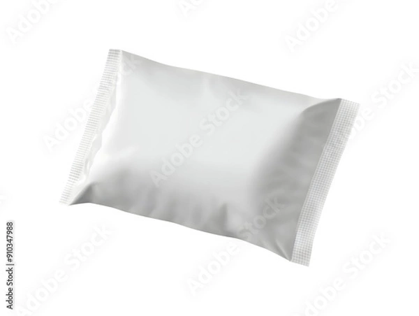 Obraz Blank packaging paper wipes isolated on transparent or white background