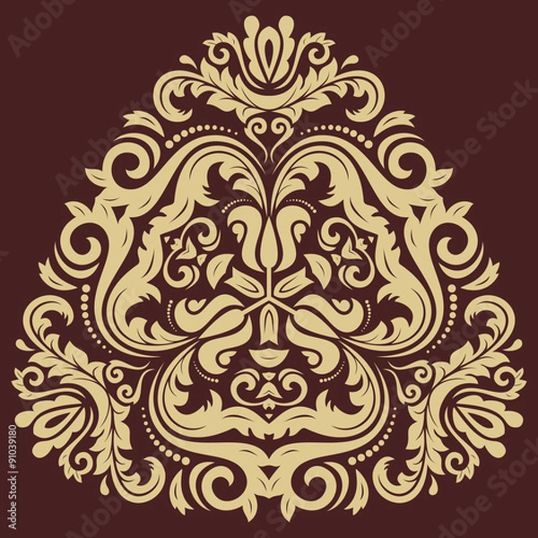 Fototapeta Damask Seamless  Pattern