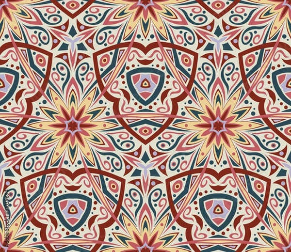 Obraz Abstract colorful seamless vector background