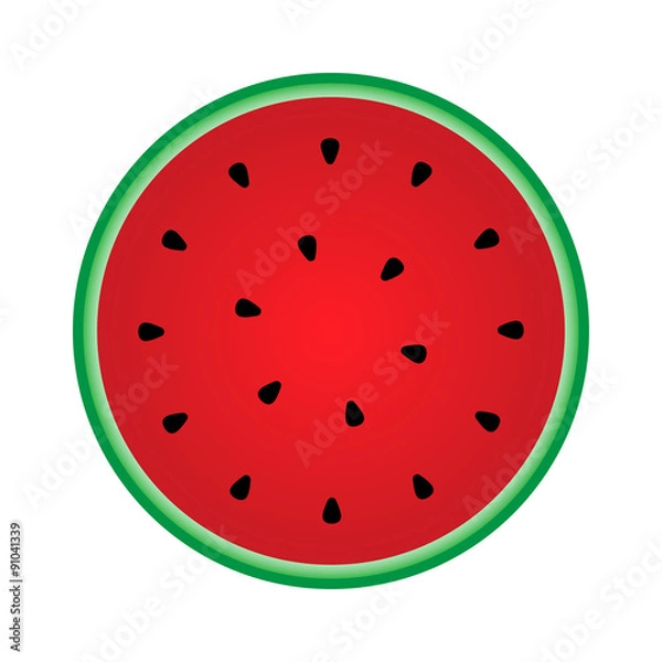 Fototapeta watermelon sliced in half