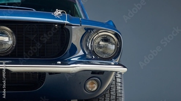 Obraz Headlight on a car