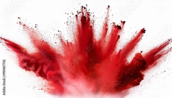 Fototapeta Red color splatter