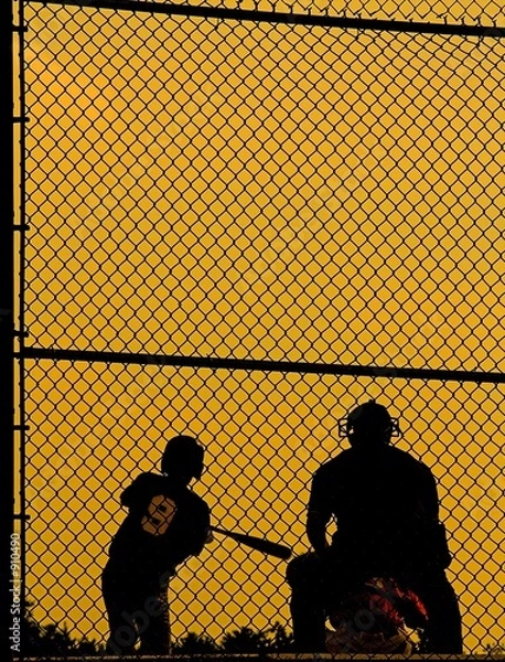 Fototapeta ball players abstract