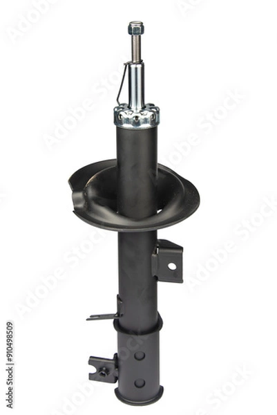 Obraz car shock absorber isolated on white background