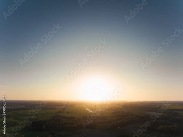 Obraz sunset over the mountains