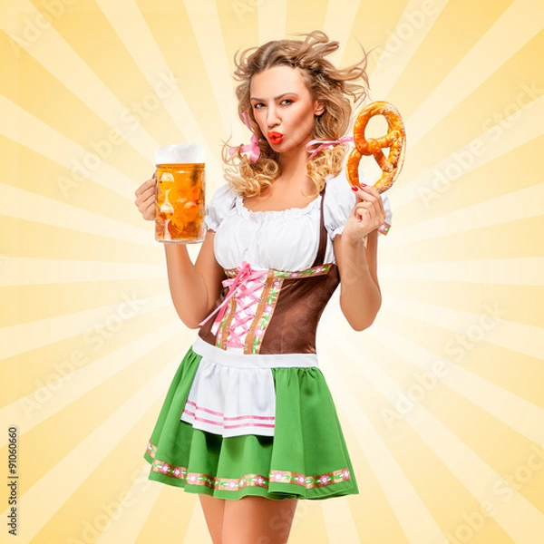 Fototapeta Emotions and Oktoberfest.