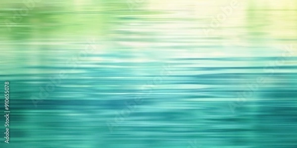 Fototapeta Cool Blue and Green Blur - A refreshing abstract blur combining cool blue and green tones, ideal for a calming and peaceful background.