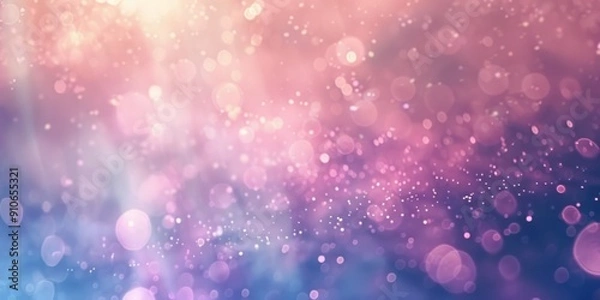 Obraz Soft, ethereal bokeh background in pastel colors with ample copy space for text or graphics.