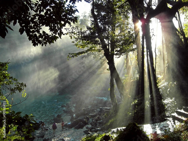 Fototapeta Misol Ha, Chiapas, Messico