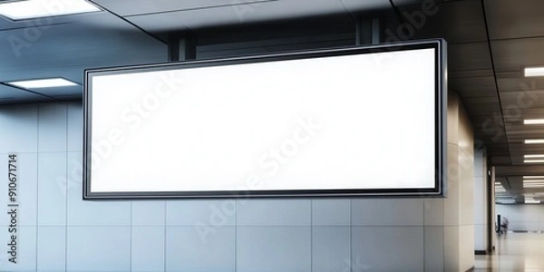 Obraz Blank Billboard in Modern Building