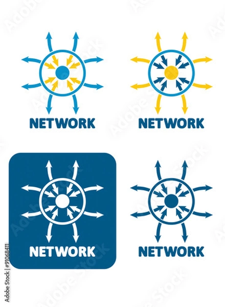 Fototapeta Network concept