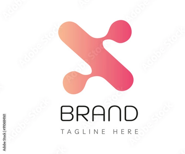Obraz Letter X logo icon design template elements. Usable for Branding and Business Logos.
