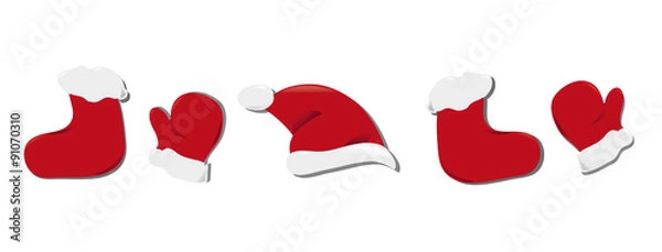 Fototapeta Weihnachtskleidung