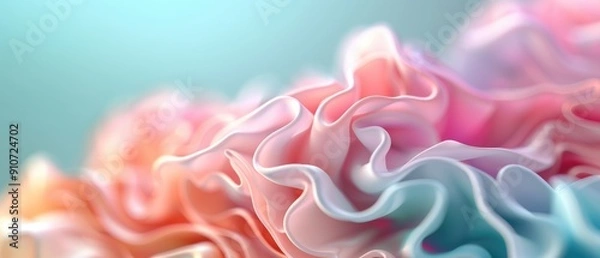 Fototapeta Serene Soft Pastel Gradient Background in for Design Projects