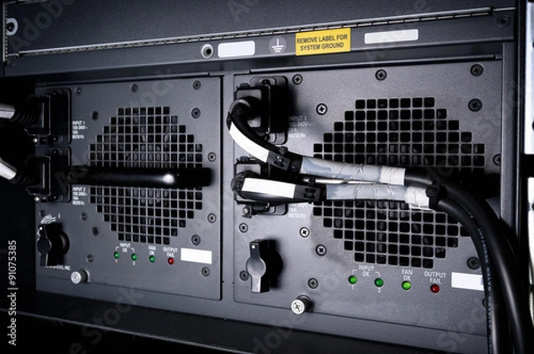Obraz Power Supply of network core switch