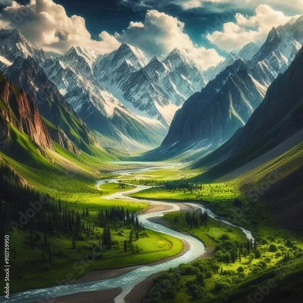 Obraz mountain road in the mountains