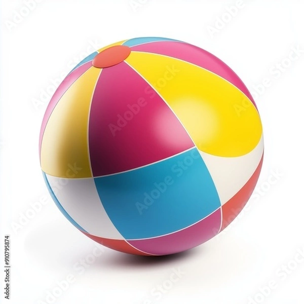 Obraz beach ball isolated on white