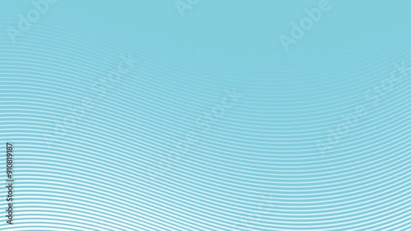 Fototapeta Sky Blue abstract background with curve line for backdrop or presentation
