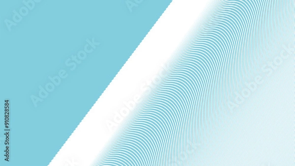 Fototapeta Sky Blue abstract background with curve line for backdrop or presentation