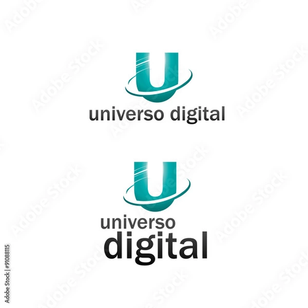 Obraz Logo Universo digital