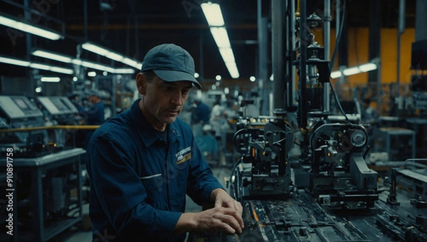 Fototapeta Production Pulse Capturing the Rhythm of Industry