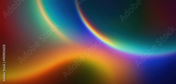 Fototapeta Lines of shimmering gradients in dark pastel colors