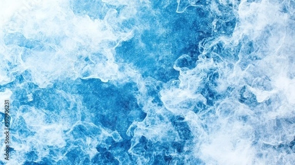 Fototapeta A dark blue, weathered surface with a distressed look featuring dirt stains and scratches, adding an artistic flair.